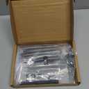 Amazon Basics Euro Bar Cabinet Handles, Drawer Pulls, 5.38-inch Length, 3-inch Hole Center, 1/2-inch Diameter, Matte Black, 10-Pack, AB1500-FB-10