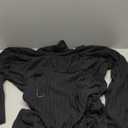 Women's Pullover Sweater Dress Long Lantern Sleeve Turtle Neck Cute Ribbed Knit Bodycon Mini Short Dress 2025 Fall-Black-XL