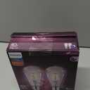 PHILIPS LED 40W S19 2-Pack Vintage Edison Soft White (2700K) 400 Lumen (4.4W = 40W) Dimmable Clear Flicker-Free Light Bulbs