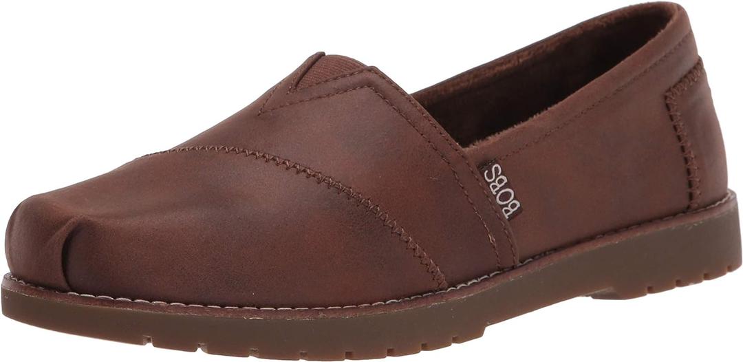 Skechers Women's Bobs Chill Lugs-Urban Spell Loafer (9, Brown)