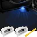 No Fade Car Door Lights Logo Compatible with Infiniti, LED Welcome Lights Accessories for Q50 Q60 Q70 G25 G37 QX50/56/60/70/80 M25/35/37/45/56 FX35/37/45/50 EX25/35/37 (IF-2Pcs)