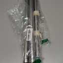 hogardeck 5 FT Silver Flag Pole, Tangle Free Spinning Stainless Steel Flagpole, Suitable for 3x5 Heavy Garden Flag 1" Dia Flag Pole for House, Wall-Mounted (Without Bracket)