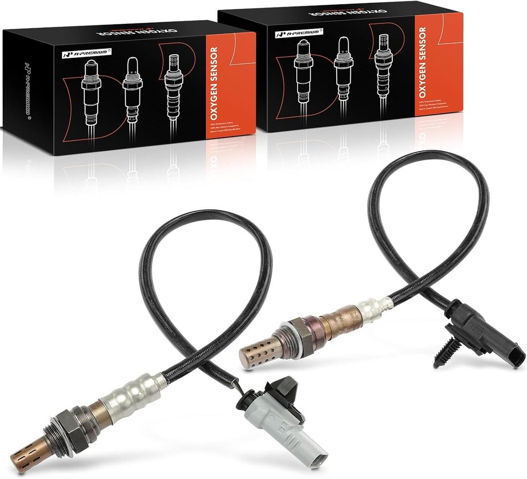 A-Premium 2 PCS O2 Oxygen Sensor Upstream and Downstream Compatible with Buick Lacrosse 2018-2019, Regal 2014-2017, Envision 2016-2020, Cascada 2016-2019