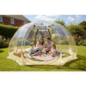 Pop Up Bubble Tent, Instant Igloo Tent Suitable for 4-6 People, Screen House for Patios, Cold