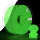 Creality 3D Luminous PLA Printer Filament, 1.75mm Glow in The Dark Shiny Firefly Green PLA Filament for 3D Printing, Best with UV Lamps, 1kg Spool (2.2lbs), Green
