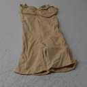 SHAPERX Women's Shapewear Bodysuit Tummy Control Body Shaper Seamless Sculpting Snatched Waist Body Suit (Beige Mid Thigh, XL)