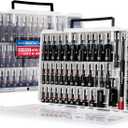 80-Piece Premium Magnetic Impact Nut Driver Set Metric & SAE with Socket Adapters, Bit Holder, Wing Nut Driver, Universal Sockets, Quick Release Extension, Power Bits