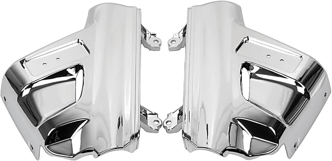 Chrome ABS Front Fender Covers Fairings Fit For Honda Goldwing 1800 GL1800 ABS GL1800P 2001-2017