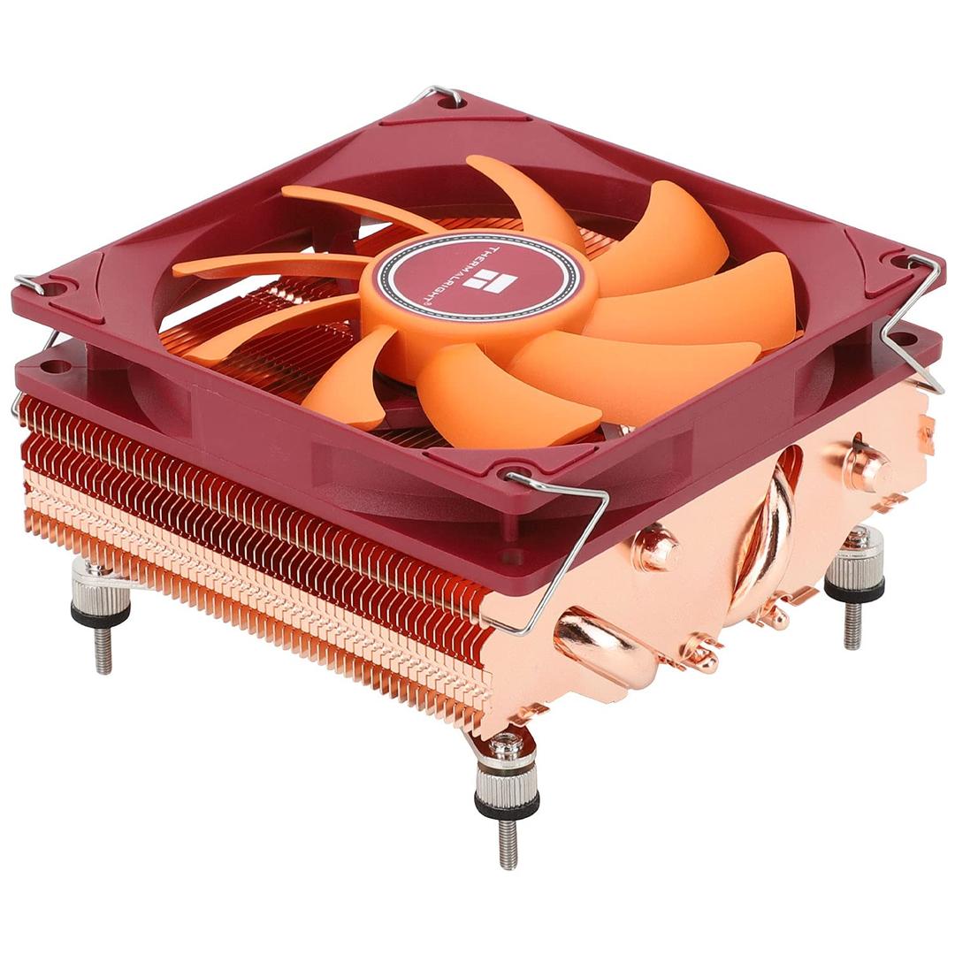 Thermalright AXP90-X47 Full Cooper Low Profile CPU Cooler, with 92mm TL-9015R Slim PWM Fan ITX CPU Cooler, AGHP Technology, 47mm Height,for AMD AM4 AM5/Intel 1700/1150/1151/1200/1851(AXP90 X47 Full)