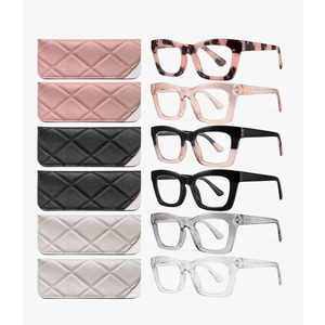 CCVOO Stylish Reading Glasses for Women, Eyeglasses, Blue Light Readers for Women, Computer Eye Glasses, Cheaters 6 Glasses
