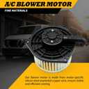 700314 HVAC Heater Blower Motor Compatible with NV1500 NV2500 NV3500 2012-2021 Titan 2017-2021 Titan XD 2016-2021 Replace 27220EZ00A 272201PA0A 272201PA1B PM4059