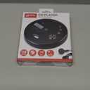 GPX PC332B Portable CD Player with Anti-Skip Protection, FM Radio and Stereo Earbuds - Black