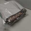 RUGSREAL 2x6 Boho Runner Rug Braided Print Hallway Area Rug Machine Washable Throw Floor Cover Non Slip Moroccan Runner Carpet for Kitchen Farmhouse Rustic Carpet for Living Room Bedroom, Brown