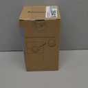 Alimentata Bedside Table Lamp with Touch Control & USB C+A Charging Ports LED Desk Lamp with 2 AC Outlets, Minimalist Nightstand Light with Black Fabric Shade for Bedroom, Living Room, Office, Black