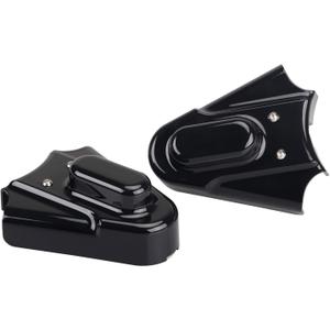 Black ABS Motorcycle Accessory Swingarm Rear Axle Covers For Harley Softail Heritage Springer Bad Boy 1986-2007