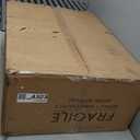 Sublime Rectangular Two-Piece Ceramic Pedestal Bathroom Sink in Glossy White with Overflow, Single Faucet Hole, Standard 1.75 in Drain