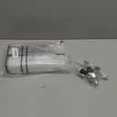 Vakoo Oil and Vinegar Dispenser Set - 17oz/500ml, Extra Thick Glass, Leak-Proof, Olive Oil Dispenser Bottle for Kitchen (White Black)