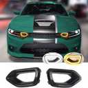 Grille Smoke LED Lights Pig Nose Fit for 2015 2016 2017 2018 2019 2020 Dodge Charger SRT Scat Pack