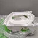 COOSEYA Frog Toilet Seat, Potty Training Seat for Toddler, Upgrade Potty Training 2 in 1 Toddler Toilet Seat for Boys Girls,Waterproof Soft Mat NonSlip Step Stool