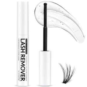 Miuffue Eyelash Glue Remover 5ML Cluster Lash Remover for Individual False Lashes, Bond and Wispys, Gentle Non-irritating Mascara Wand