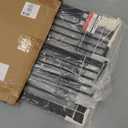 No Pawblems 55" Extra Tall Pet Gate for Cat/ Dog, 29-40" Wide Auto Close Tall Dog Gate for Doorways/ Hallways, 1.37" Ultra Narrow Spacing, NO Drilling Pressure Mounted, Black