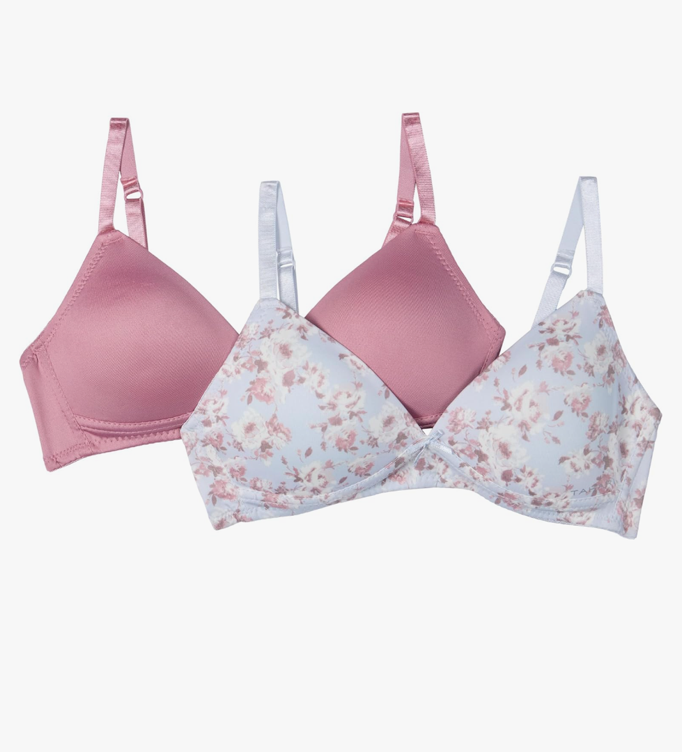 Tahari Girls 2-Pack Molded Wireless Bras