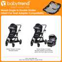 Baby Trend Morph Single to Double Stroller Infant Car Seat Adapter