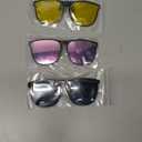 Frienda 3 Pair Oversize Polarized Clip-on Sunglasses Large Anti-glare TR90 Frame Flip up Driving Glasses for Women Men