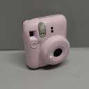 Fujifilm Instax Mini 12 Instant Camera + MiniMate Accessory Bundle & Compatible Custom Case + Fuji Instax Film Value Pack (50 Sheets) Flamingo Designer Photo Album (Blossom Pink)