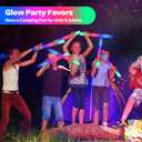 wellent 68 PCS LED Foam Glow Sticks Bulk, Glow in the Dark Party Supplies with 3 Modes Colorful Flashing, Neon Party Favors for Birthday, Wedding, Carnival, Concert, Halloween Glow Sticks