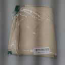 Decorelia Faux Linen Small Rectangle Tablecloth for Kitchen Dining Room,Outdoor Coffee Wrinkle Resistant Washable Table Cloth Covers for Wedding, Picnics, Party (Oblong, 52 x 70 Inch (4-6 Seats), Beige)