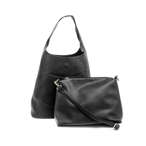 Joy Susan Womens Molly Slouchy 2-in-1 Hobo Handbag