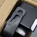 Car Back Seat Organizer with Tissue, Car Seat Back Tissue Box and Storage Hook, Multifunctional Car Organizer for Hold Phone,Drinks,Handbag,Compatible with Most Vehicles (Black)