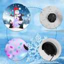 7FT Christmas Inflatable Snowman, IP65 Lighted Blow Up Snowman with LED Lights, Automatic Inflation Yard Decorations for Lawn Garden Holiday Decor