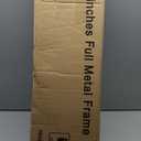 Mashomdec Full Size Floating Metal Bed Frame with Smart LED Lights & Charging Station, Metal Platform Bed Base No Box Spring Needed, Easy Assembly, Noise Free