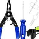5Pack Sprinkler Head Rotor Tool Kit Compatible with Rain Bird Hunter Sprinkler Head, Hold Up Tool with Bubble Level, Rotor Adjustment Wrench, Nozzle Insertion Collar for Lawn Irrigation System