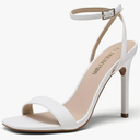 DREAM PAIRS Women’s High Stilettos Open Square Toe Ankle Strap Heels Sexy Comfort Strappy Dress Shoes Wedding Bridal Pumps Sandals
, size -7.5