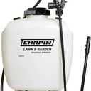 Chapin 60100 4 Gallon Backpack Sprayer for Lawn and Garden, Translucent