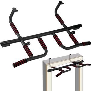 IRON AGE Pull Up Bar for Doorway : 2025 New Pullup Bar - Industrial Grade Steel, Hang & Go Training, Multi-Grip Horizontal Array