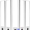 EZVALO 5Pack Under Cabinet Lighting, 2400mAh Rechargeable Motion Sensor Light, 10inch Magnetic Closet Lights with Dimmable & 3 Color Temps, Wireless Motion Activated Lights with Remote for Kitchen