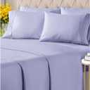 Cal King 6 Piece Sheet Set - Comfy Breathable & Cooling - Soft Hotel Luxury Bedding Set with 8-16 Inch Deep Pockets - 1 Flat & 1 Fitted Sheet & 4 Pillowcases - Wrinkle Free & Easy Care - Lavanda
