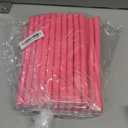 Selizo 30Pcs 9.45"x0.55" Flexible Hair Rollers, Foam Curlers for Short, Medium and Long Hair, No Heat Curlers, Hair Rods - Pink(Diameter 0.55')