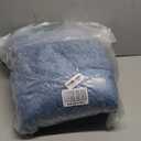 Blue Bathroom Rug 17x24 - Non-Slip Plush Small Bath Mat, Highly Absorbent & Ultra Soft Fluffy Floor Mat, Machine Washable for Shower and Tub