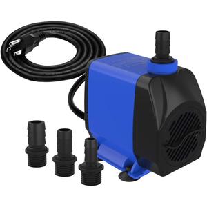 Knifel Submersible Pump 1056GPH (4000L/H 85W) Ultra Quiet with Over Heating Protection 9.8ft Power Cord for Fountains, Hydroponics, Ponds, Aquariums & More