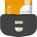 Omnipod 5 Overpatches, 20 Pack Amolyfe Omnipod 5 Adhesive Patches Waterproof with Stretchable Strap, Optimized Split Backing for Easy Use, Breathable, Medical Adhesive (Black)