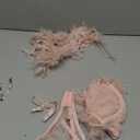 Women Sexy Lace Lingerie Set, Perspective Bra Adjustable, Sexy Bottom See Through Briefs (Large, Pink)