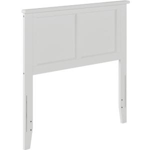 AFI, Madison Twin Solid Wood Panel Headboard, White