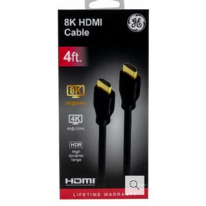 GE 8k HDMI 2.1 Cable 6 ft