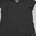 Ambiance Classic V-Neck Short Sleeve Tee Black Large