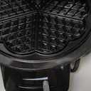 Mueller Heart 5 Waffle Maker, Waffle Iron, Adjustable Browning Control & Nonstick, Cool Touch Handle, Easy to Clean, Small Kitchen Appliances